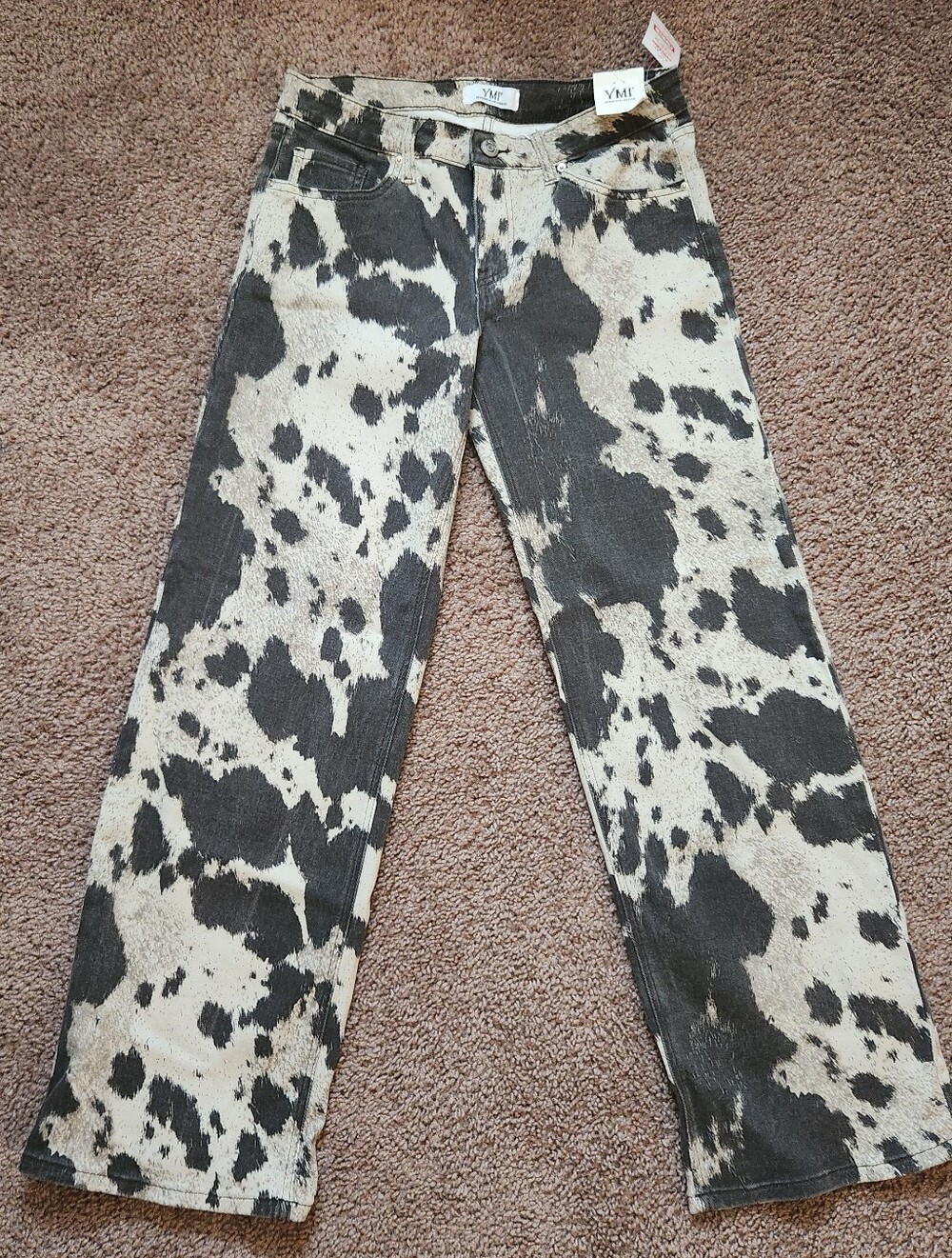 Women's Cow Print Jeans